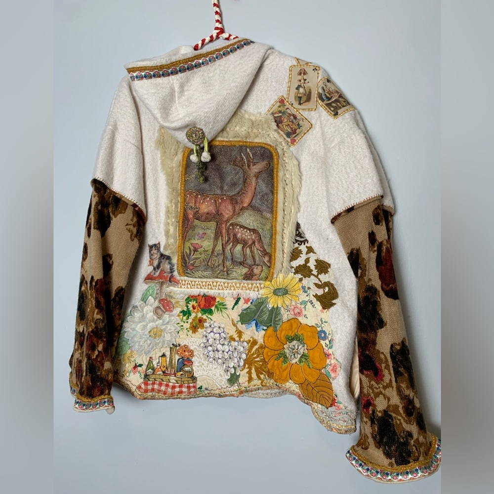 Alice In Wonderland Lodicha Bambi Mothergoose Woodland Cottagecore cardigan - Picture 17 of 17